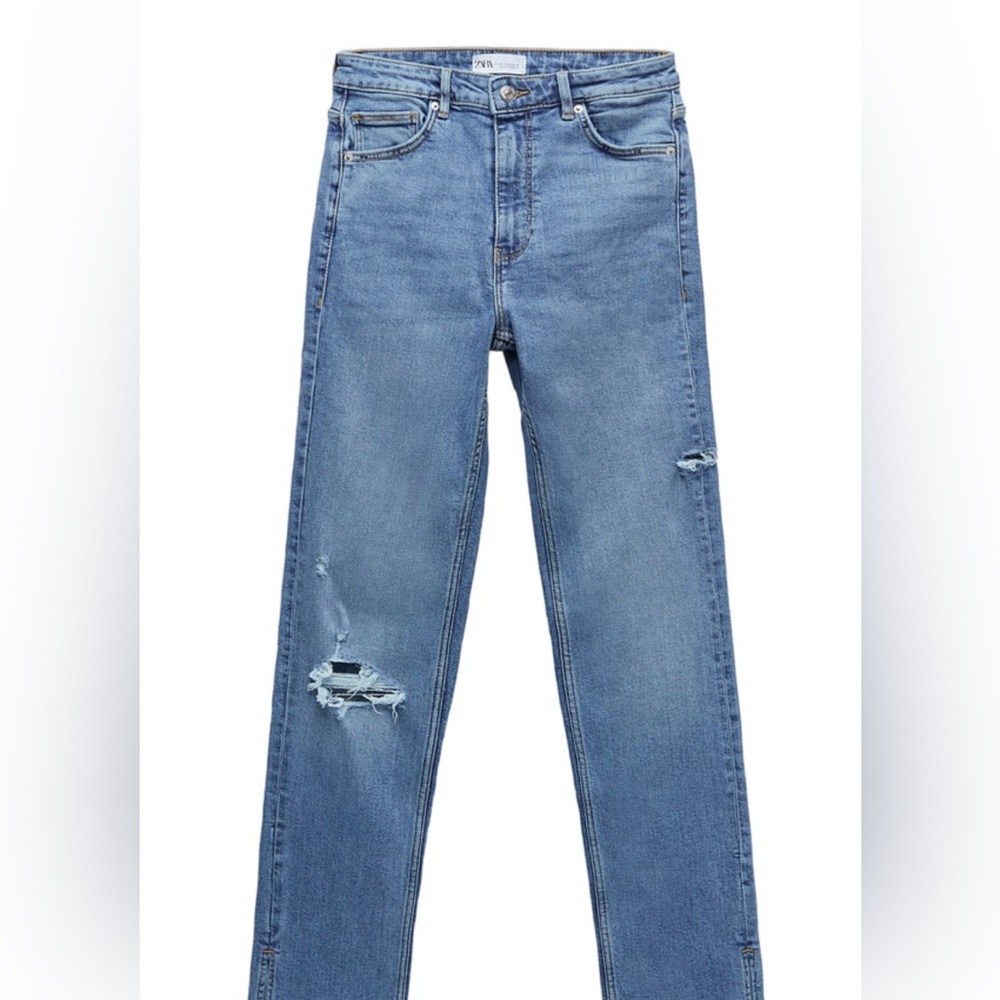 Zara high rise slim fit jeans